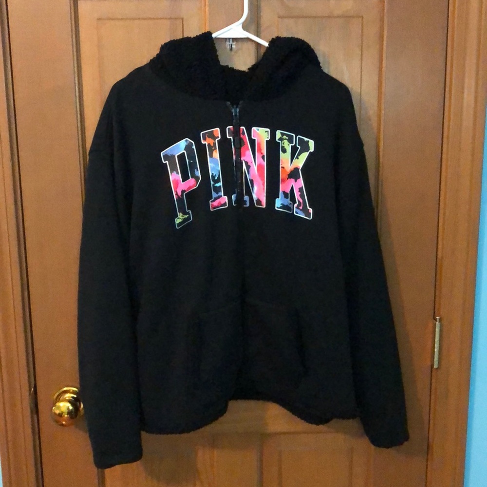 PINK Victoria’s Secret Sherpa sweatshirt
